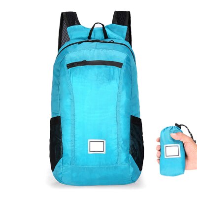Lightweight Foldable Polyester Rucksacks folding bag Waterproof Gym Bag Travel Shoulder Handbag for Women Outdoor Sports Bag: 5