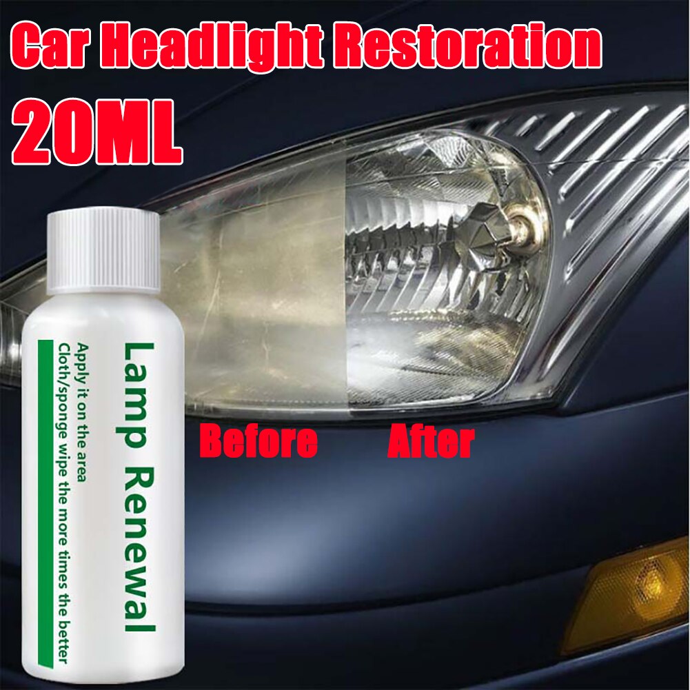 20ml flydende lampe regummiering agent lampe renovering bil vedligeholdelse bil forlygte restaurering poleringsmiddel: Default Title