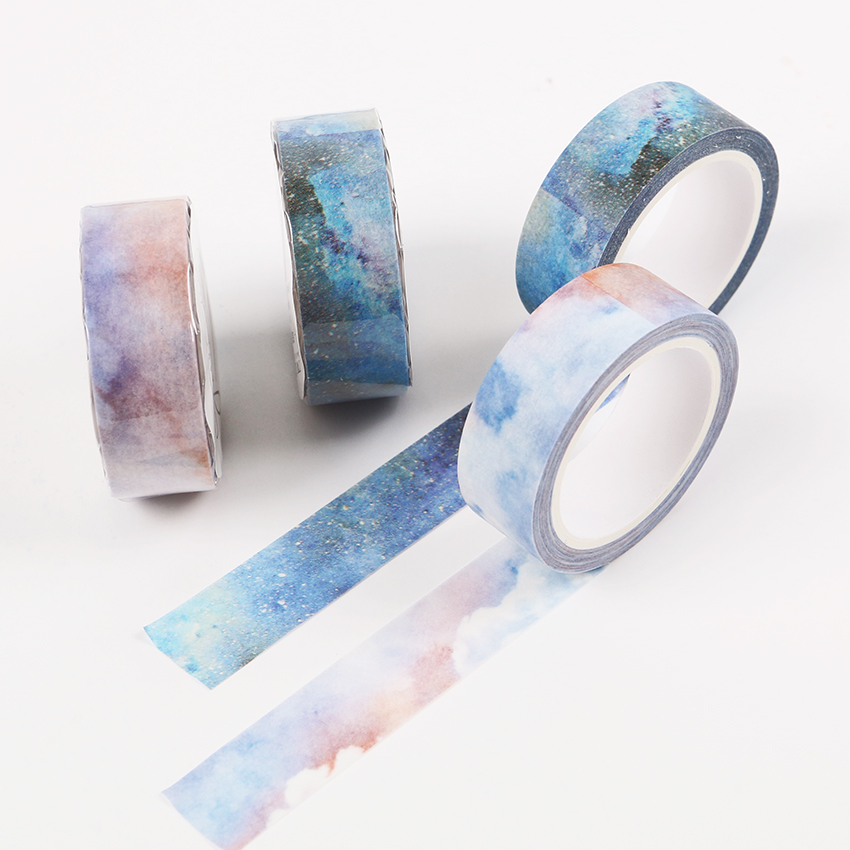 Jeugd Fantastische Droom Aquarel Decoratie Papier Washi Tape Diy Dagboek Planner Plakboek Afplakband 7 Stijlen