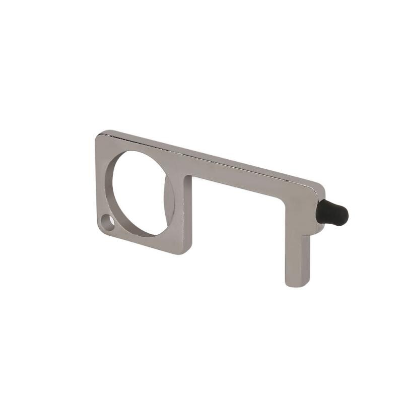 Anti Contact Door Opener Key Hand Tool No Touch Door Opener Key Chain Non-contact Door Handle Elevator Artifact Keychain: 01