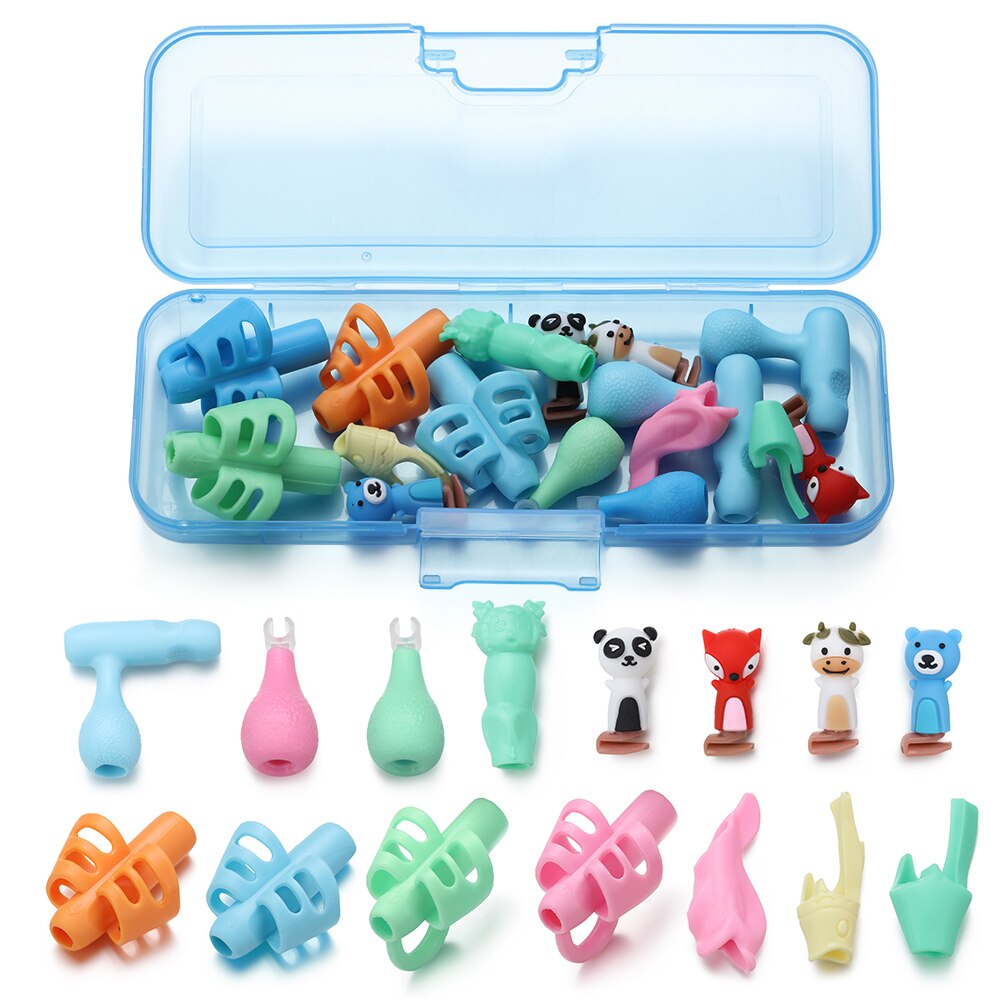 16Pcs/pack Pencil Holder Grip ChildrenPen Handle Rod Handwriting Aid Guide Hold Pen Posture Correction Stationery