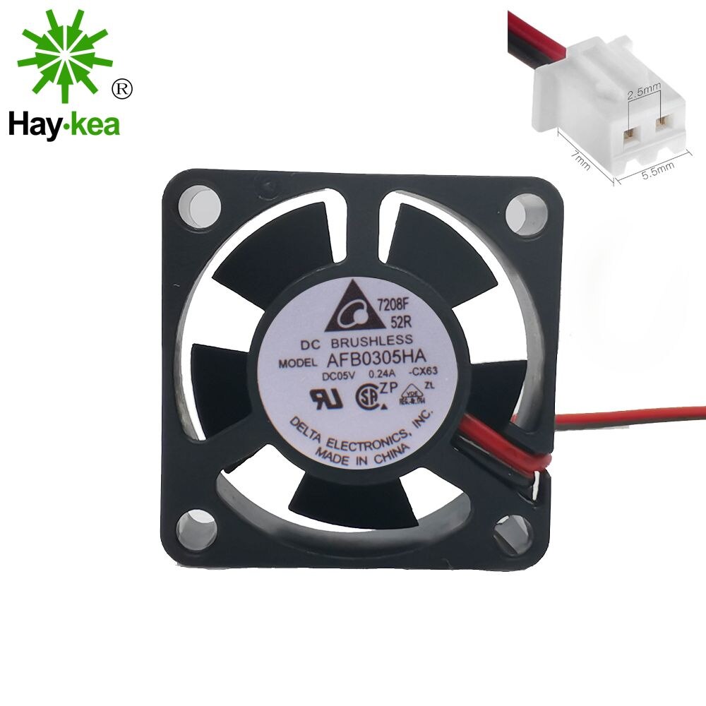3010 Cooling-fan 3D Pinter Onderdelen 30x30x10MM 12V 5V 24V 2Pin DC Cooler Kleine Koelventilator DIY Reprap Voor j-head hotend: For delta 3010 5V