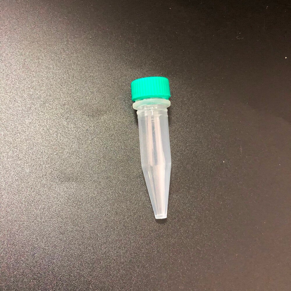 500pcs/lot 1.5ml 10*45mm Plastic cryogenic vials Screw cap sharp bottom Centrifuge tube Laboratory cryovial with Seal ring