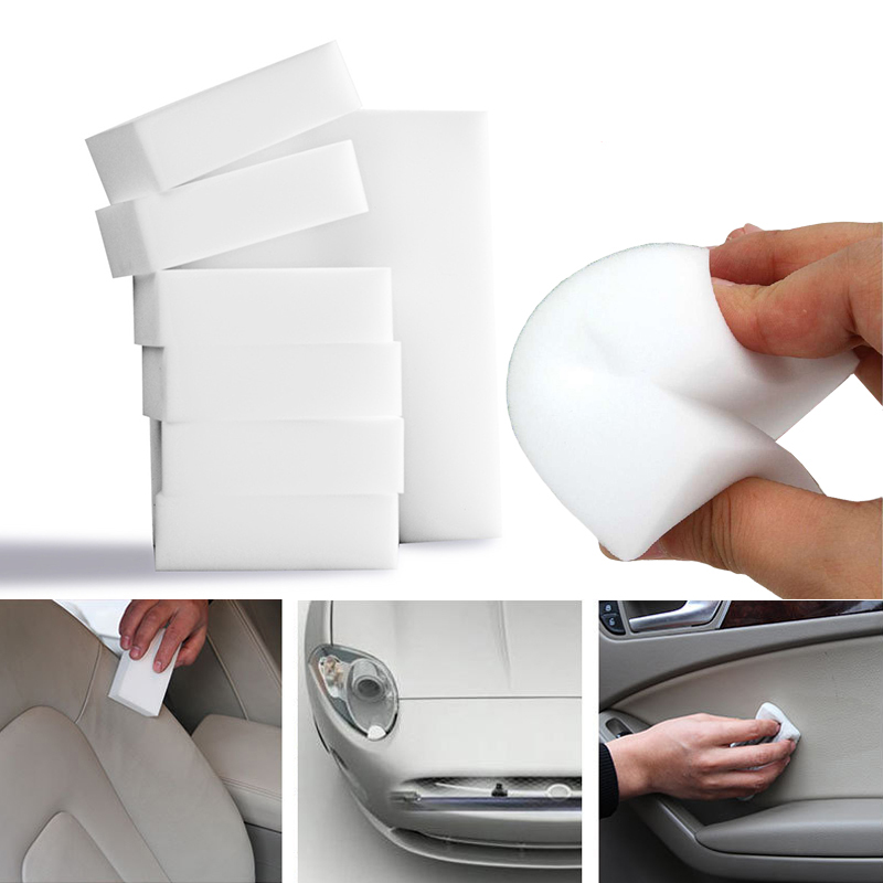 50 Uds esponja de melamina esponja mágica borrador limpiador coche hogar cocina baño Nano esponjas de limpieza herramientas de limpieza Interior de coche