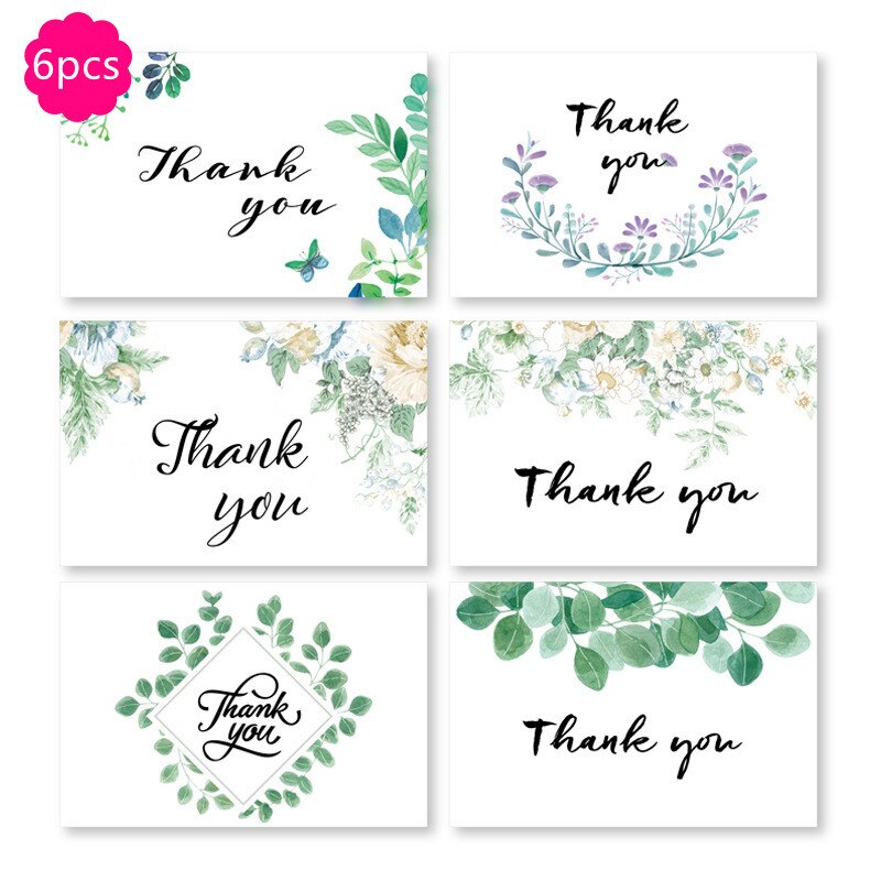 6pcs 3D Festival Greeting Card Christmas Business Blessing Greeting Card Birthday Wedding Thank You 6X8 Inch Cards: C