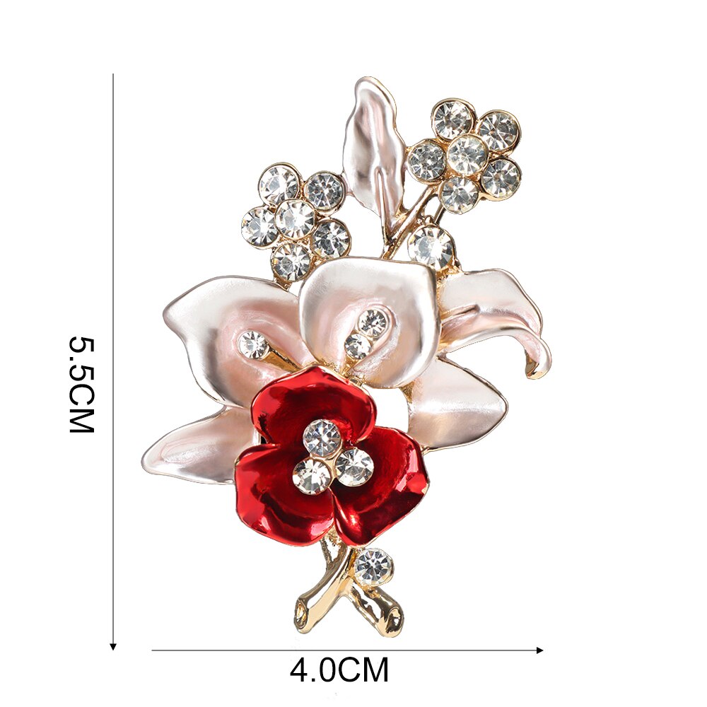 1Pcs Zonnebloem Emaille Broche Delicate Geel Paars Elegante Vrouwen Meisjes Strass Revers Pin Kleding Accessoires Sieraden: 10