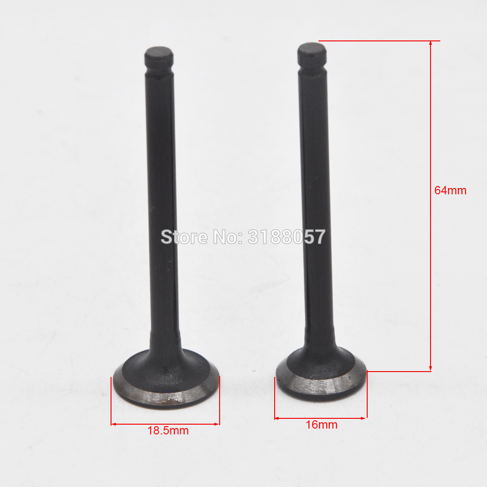 GY6 50cc Scooter 64mm INTAKE Valves EXHAUST Valves Chinese 139QMA 139QMB Moped