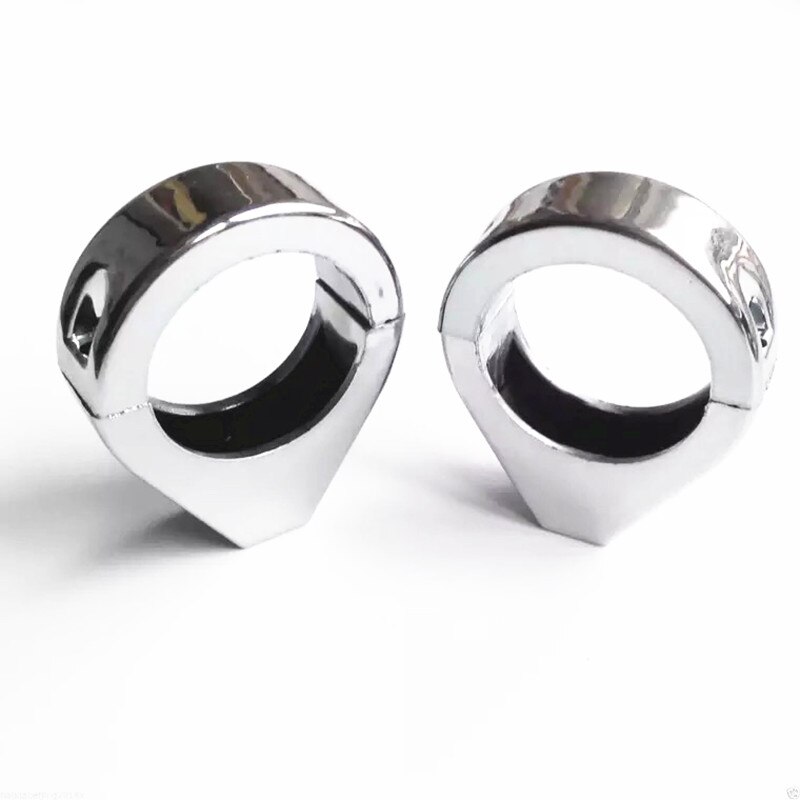 39mm 41mm Motorrad Blinker Licht Halterung Halfter Halterung Chrom Anzeige für Harley Davidsion für Umzug Gabel Schellen