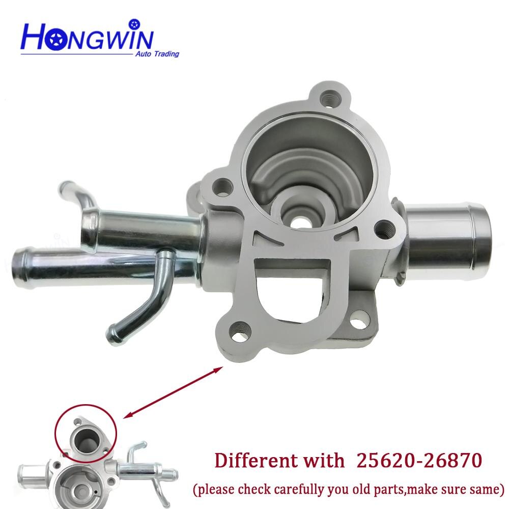 Ekte no . 25620 26160 termostathus passer til hyundai accent 01-05 1.6l l4 kia rio 1.4l -10 25620-26160,2562026160