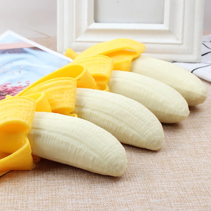 Peeling Banana Squeeze Squish Fidget Toys Decompress Squeeze Prank Tricks Antistress Stress Relief Kids Toy for