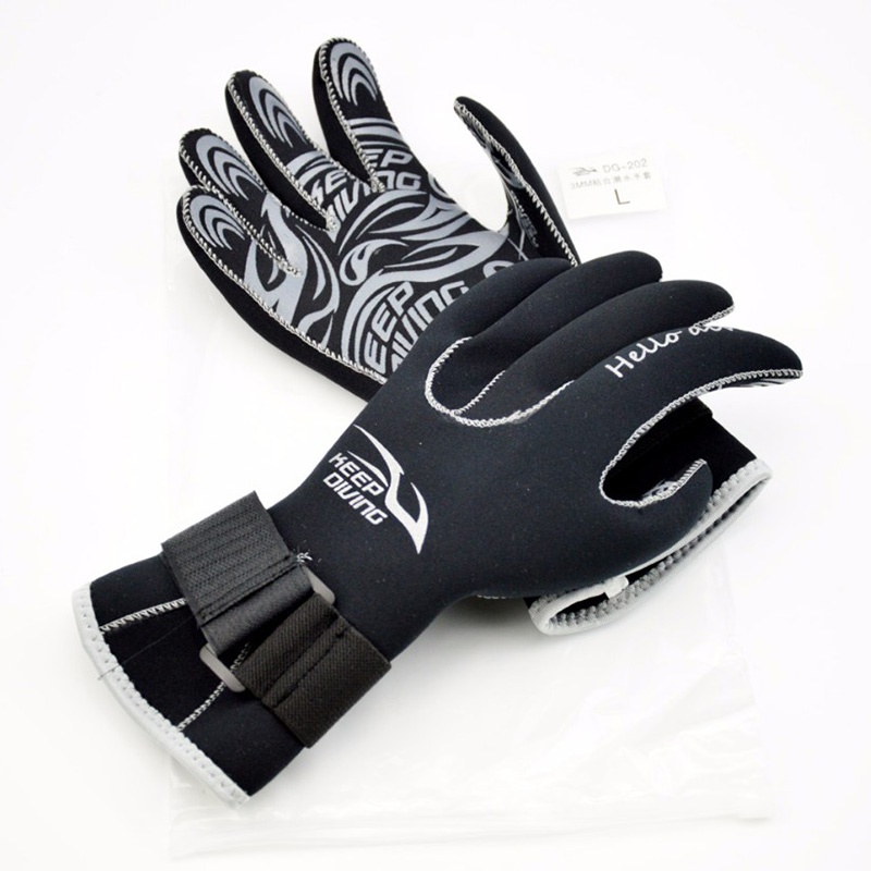 Neopreen Scuba Dive Handschoenen Anti Scratch Keep Warm Wetsuit Materiaal Zwemmen Winter Spearfishing Snorkelen Duikuitrusting 3 Mm