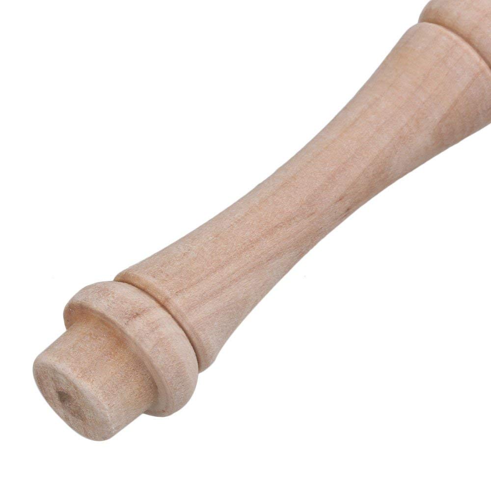 4 stuks 15.5 cm Lengte Ongeverfd Hout Ambacht Spindels Baluster voor Thuis Restaurant Decor Reparatie Decoratie