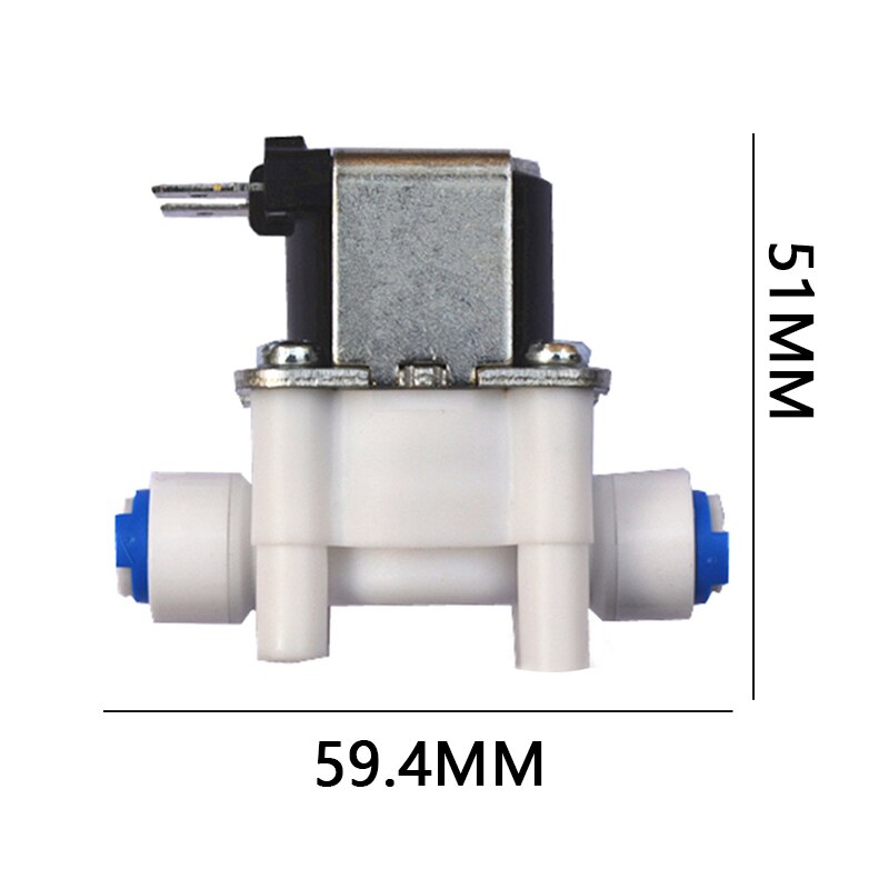 Nc elektrische magneetventiel magnetische  dc 12v water-luchtinlaatstroomschakelaar 1/4 " 12v 24v 220v magnetische wasmachinedispenser