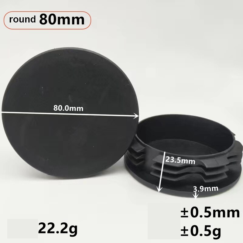 PE round tube stopper tube leveler pipe leveler: 20