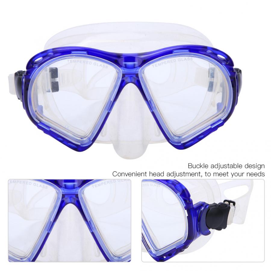 full face Adults Anti-fog Diving Face Mask Swim Goggles All Dry Snorkel Breathing Tube Snorkeling Equipment water sports
