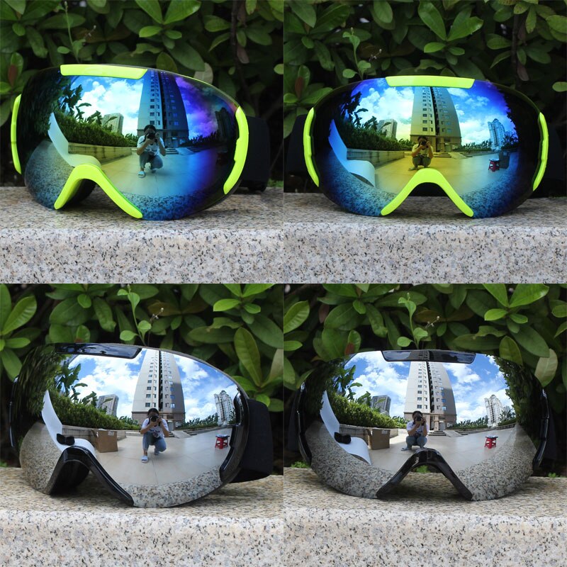 Anti-fog Double Layers Ski Goggles Lens Ski Mask Glasses Skiing Snow Snowboard Goggles Eyewear Mirror Polarize Men Women
