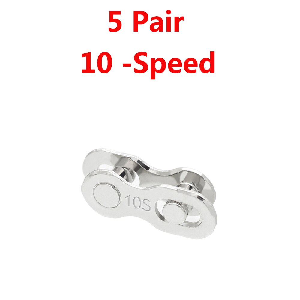 RISK-cadena de bicicleta de montaña, conector rápido, conector Maestro de conexión para 6-7-8/9/10/11/12 velocidades: 10 Speed 5 pair