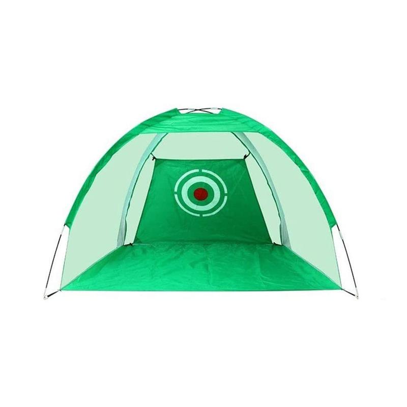 2m golf hit indoor or outdoor sports cage golf swing cage foldable outdoor practice golf accessories: 2m green