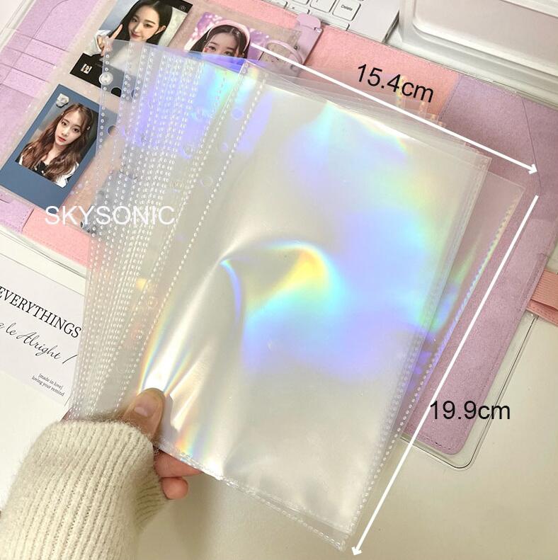 SKYSONIC A5 Binder Collect Book Plush Photo Album Agenda Kawaii Dog Postcards Ring Organizer DIY Refills Suppliers: Chocolate