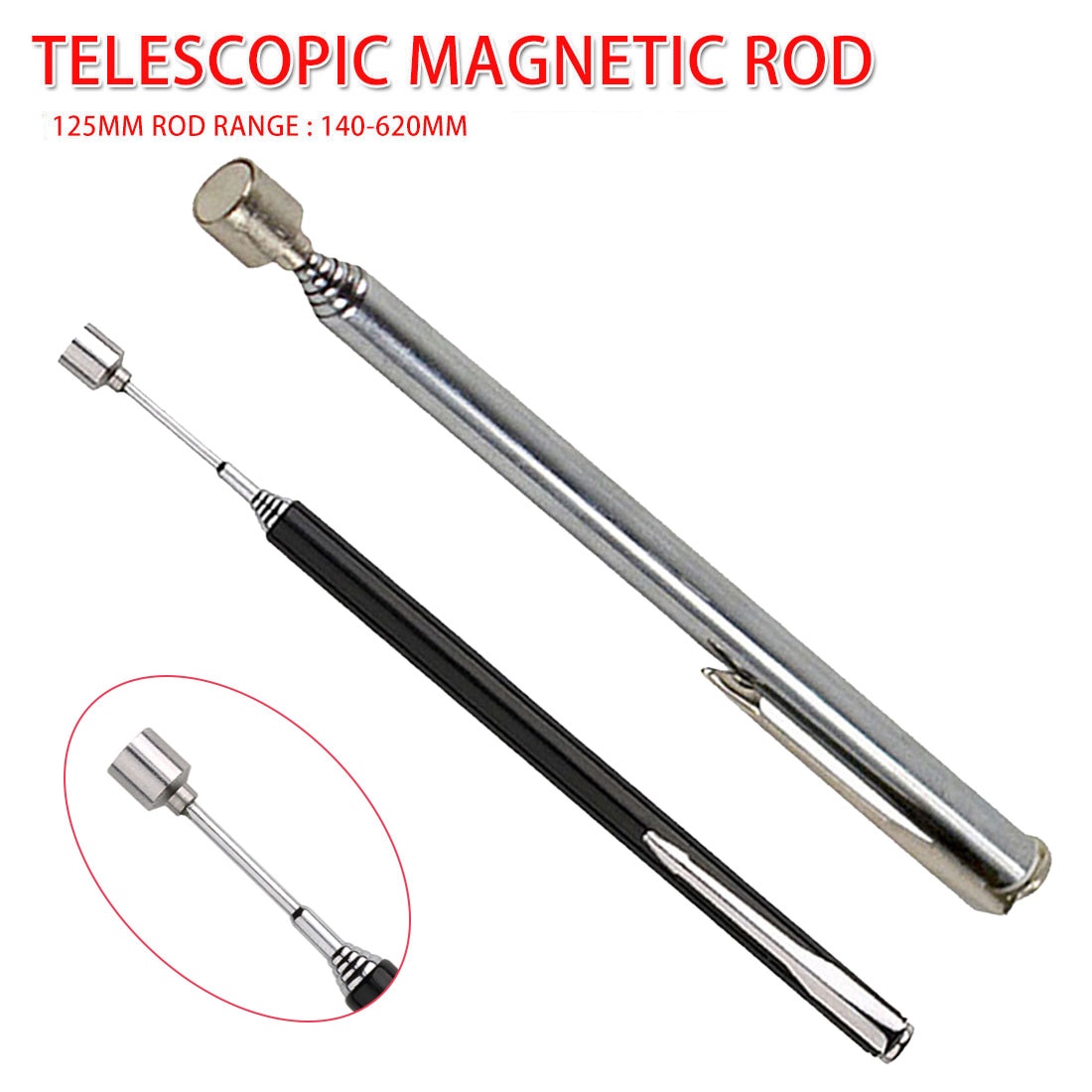 Hand Tool Set Magnetische Pick Up Staaf Stok Magneet Uitbreiding Telescopische Staaf Magnetische Pick Up Gereedschap