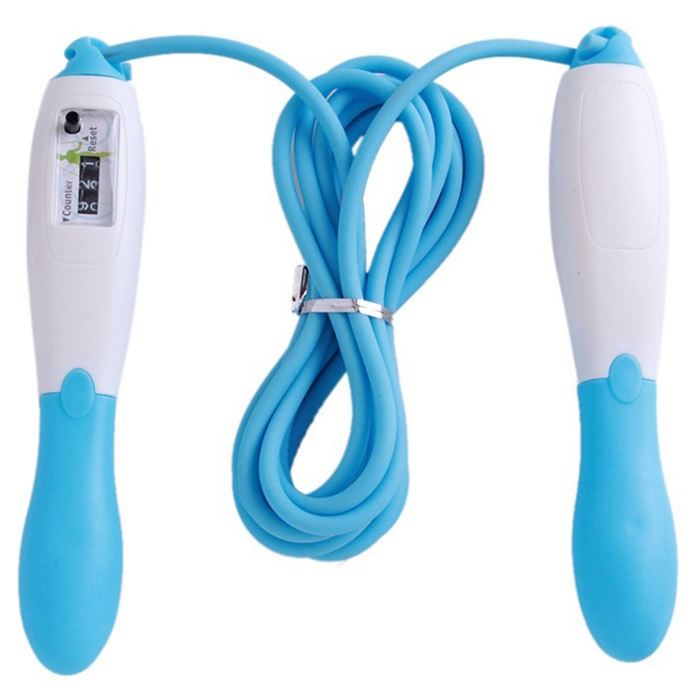 1 pc oefeningen workout sportschool fitness oefening springtouw springteller automatische digitale springtouwen gereedschap