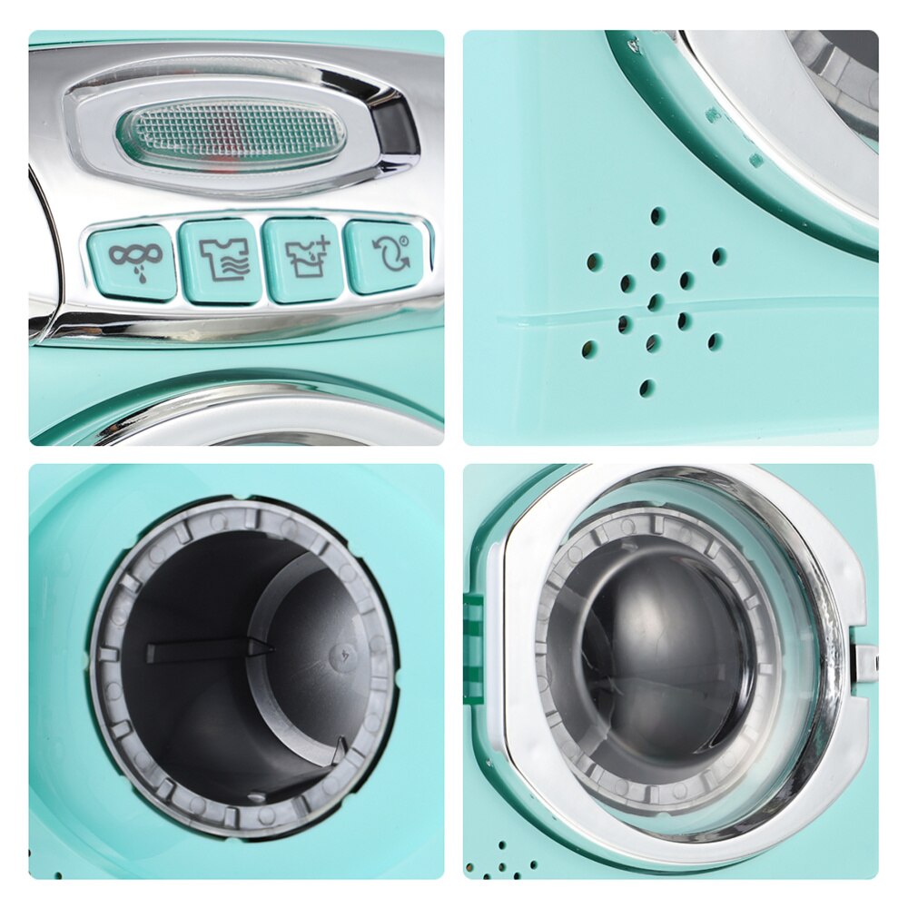 2PCS Miniature Oven Washing Machine Mini House Small Appliances Model