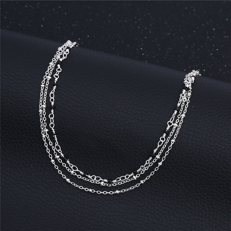 Bohemen Enkelbanden Voor Vrouwen Voet Accessoires Strand Barefoot Sandalen Armband Enkel Op De Been 925 Zilveren Sieraden SB156