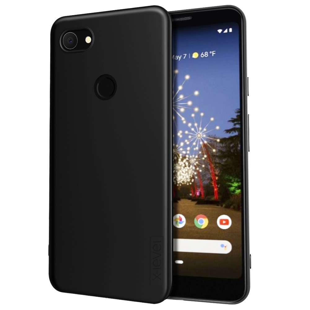 X-Level Soft TPU Case For Google Pixel 4 3 3a XL Luxury Matte Touch Ultra Thin Back Phone Cover for Google Pixel3 Case 3XL 4XL: for Pixel 3 XL / Black