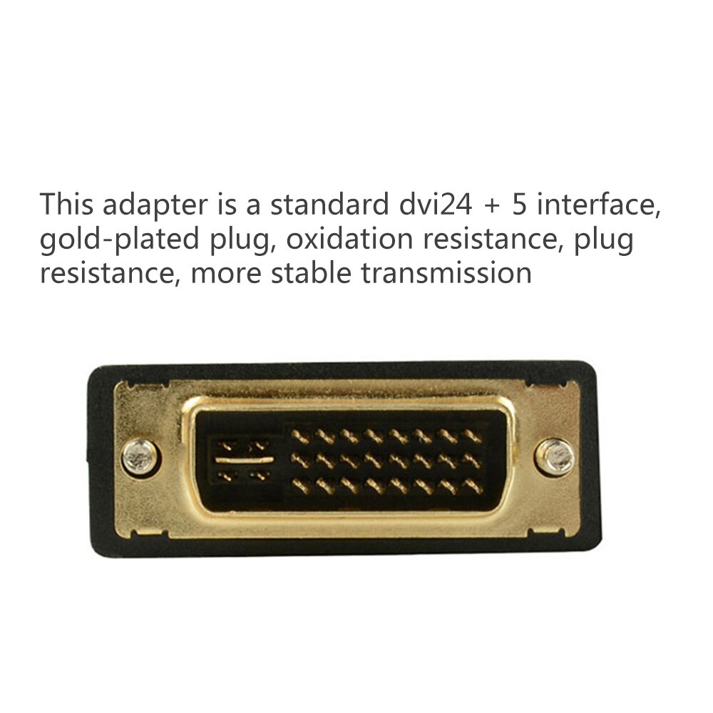 DVI male to HDMI-compatible female adapter DVI (24 + 5) to HDMI-compatible connector