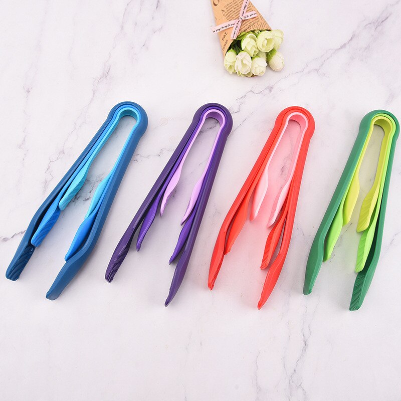 Cake Dessert Pastry Tongs Hold Food Hygiene Equipment Salad Plastic Tong Kitchen Cooking Food Serving Utensil Food Buffet Clamp