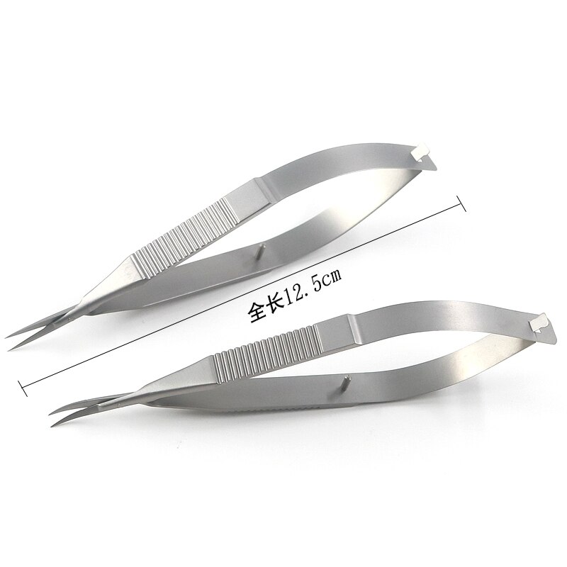 Tandsaks i titanium/rustfrit stål, oftalmologiske instrumenter til øjenkirurgi, 12.5cm hornhindesakse