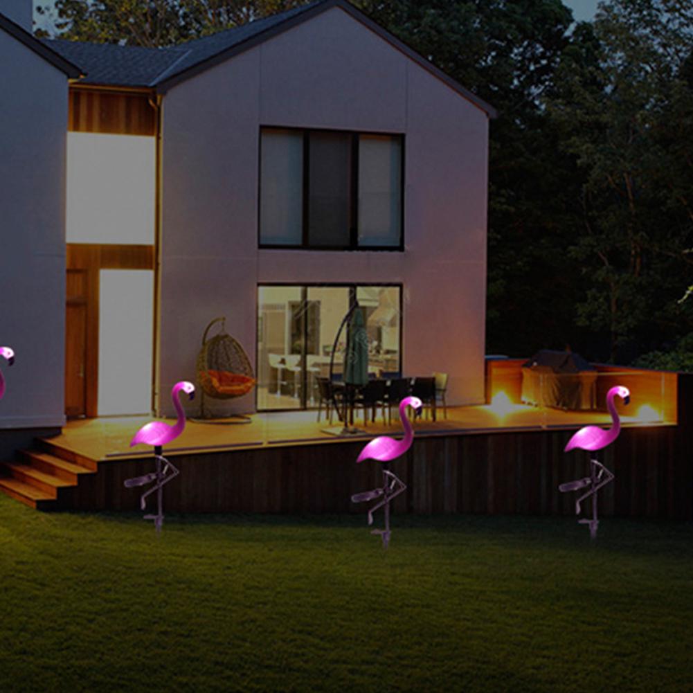 LED Solar Tuin Licht Gesimuleerde Flamingo Gazon Lamp Waterdicht Solar Led Verlichting Outdoor Voor Tuin Decoratie Verlichting