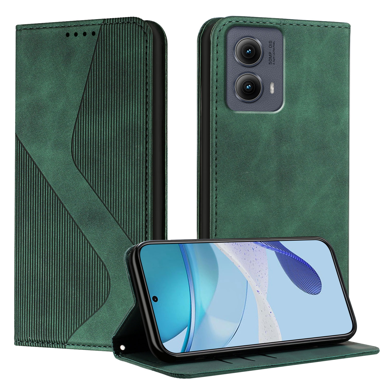 Fundas de cuero con tapa magnética para Motorola Moto G85 5G, funda para Moto G55 G45, funda para Moto G35 G75