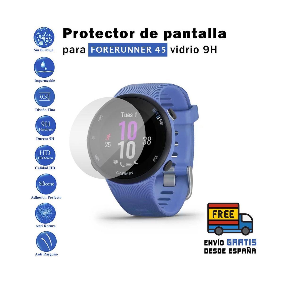 Protector Voor Garmin Forerunner 45 39Mm-42Mm. Gehard Glas Horloge Glas