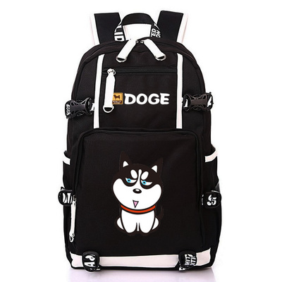 Nette Dogen Große Kapazität Rucksack Shiba Inu Printing Schultaschen Für Jugendliche Männer Frauen Reisetaschen Laptop Rucksack Mochila: K