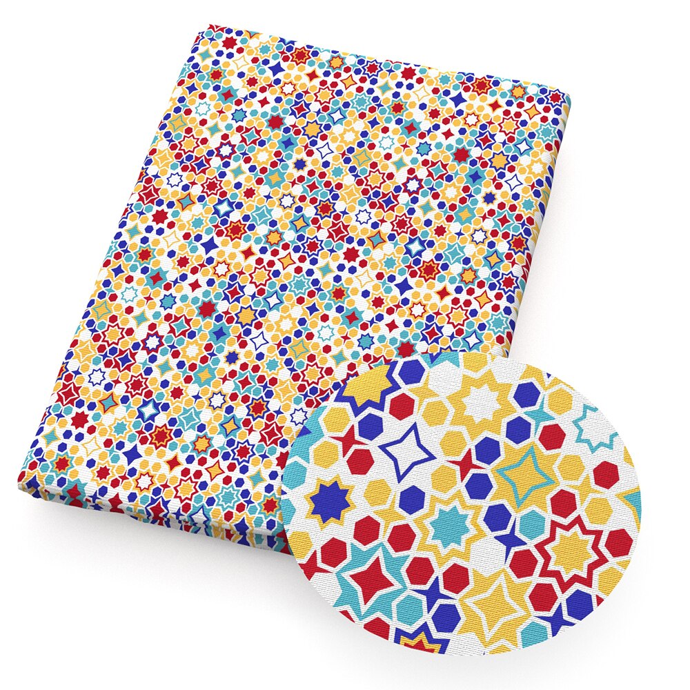 David accessories 20*34cm July 4th Star cotton Fabric Patchwork For Sewing DIY for Sewing Tilda Doll Clothes,c11095: 1102303004