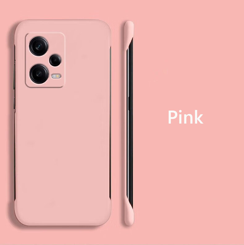 Ramlöst, smalt, matt, hårt pc-bakstycke till xiaomi redmi note 12 pro plus turbo note 12 pro plus +5g, stötsäkert fodral: Bomull / Mörkblå