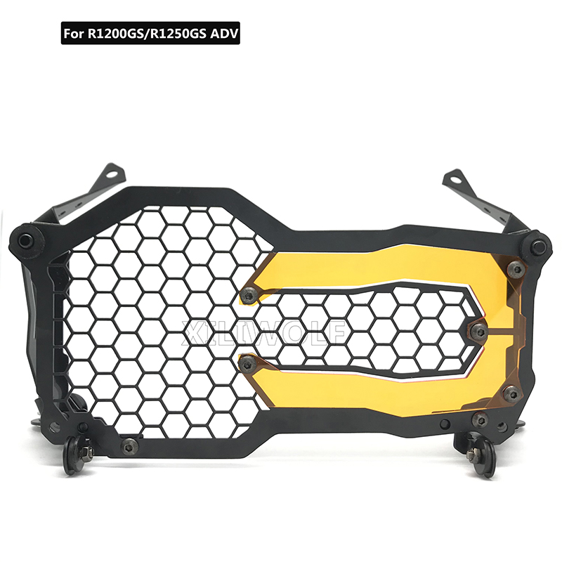 Suitable for BMW R1200GS R 1200 GS GSA R1250GS LC Motorcycle Accessories Stainless Steel Headlight Protector Mesh Grille Guard