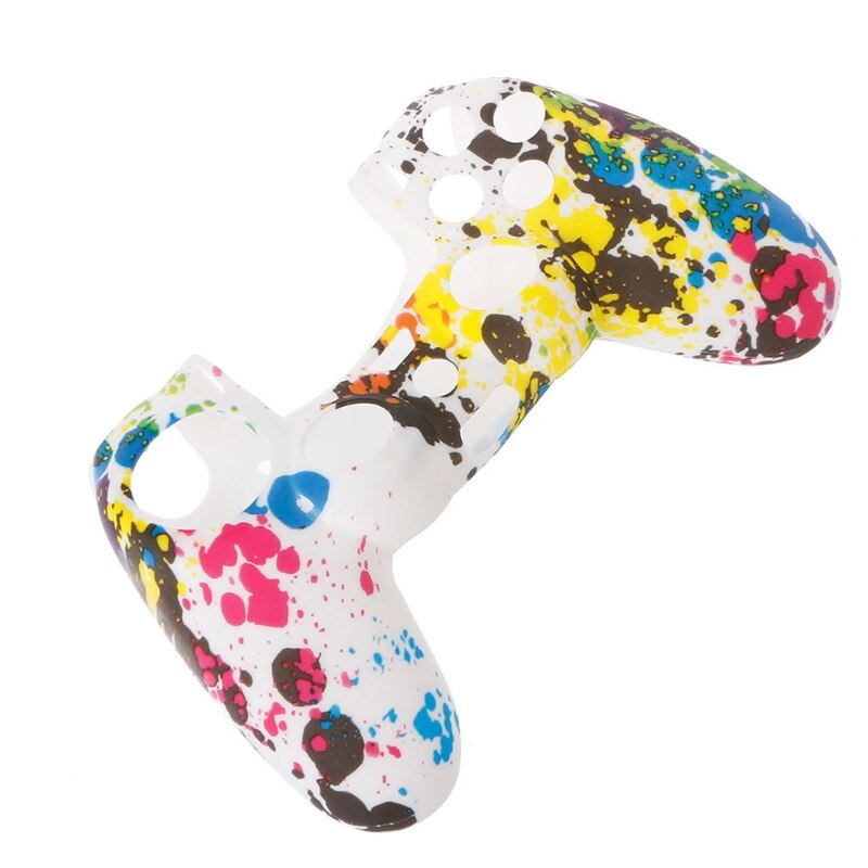 Anti-Slip Multicolor Siliconen Guards Cover 2 Joystick Caps Voor 4 PS4 Controller