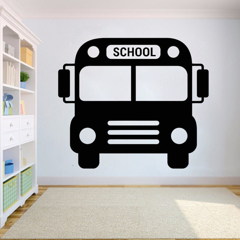 School wall sticker Science Scientist School class decoration Window Decal waterproof Vinyl School Bus Decals home decor HY1038: 1 / 42x37cm
