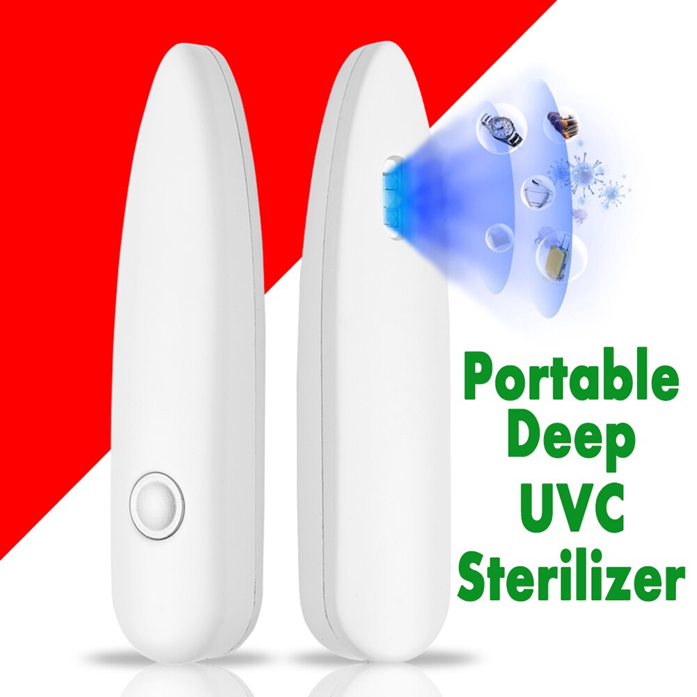 Handheld UVC Sterilizer Light UV Sterilizer Disinfection Lamp Ultraviolet Germicidal Light Travel Bactericidal Lamp