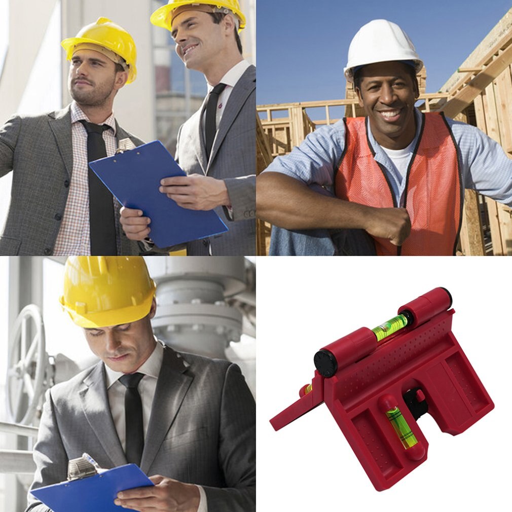 Adjustable Angle Tube Protractor With Magnetic Angle Ruler 3-in-1 Folding Angle Meter Protractor Horizontal Bubble Angle Ruler