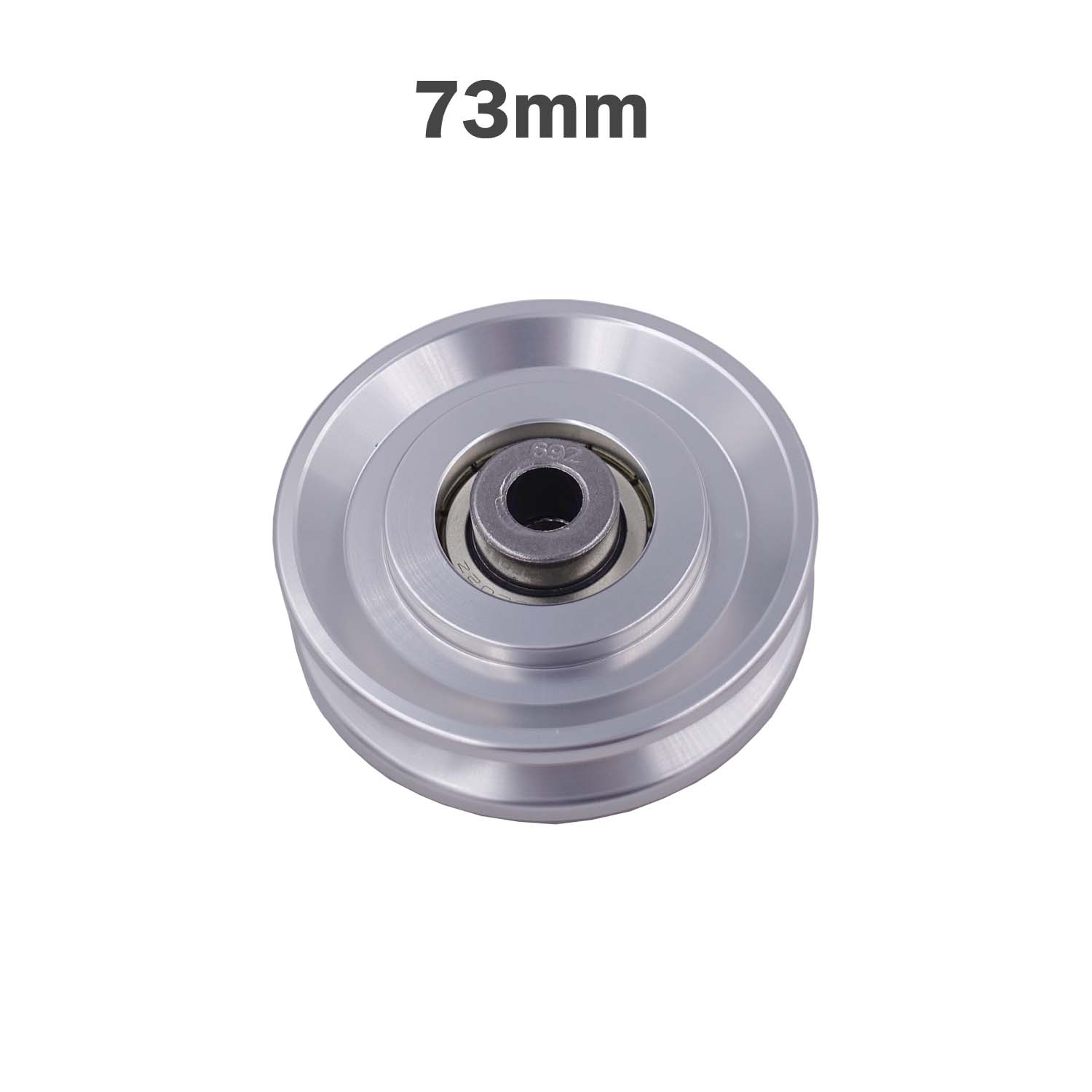 Bearing Pulley Wheel for Gym Equipment Heavy Aluminium Alloy Cable Machine DIY Attachment Lifting Workout Sport Accessories: Beige
