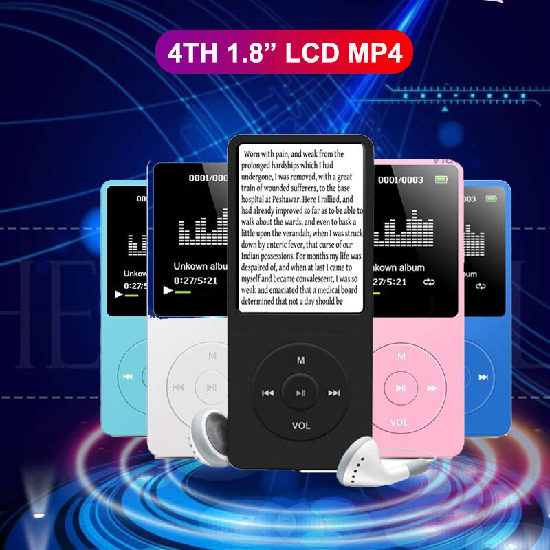 ZK50-reproductor Mp4 MX890, Radio FM deportiva portátil, reproductor multimedia de vídeo y música LCD de 1,8 pulgadas, Radio FM, micrófono, reproductor de Audio y vídeo
