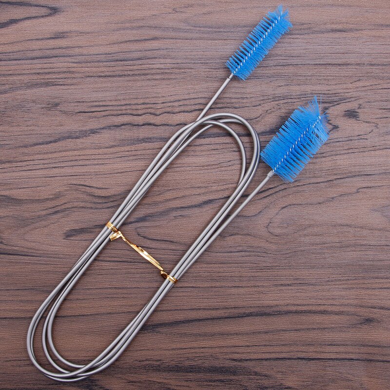 Buisreinigingsborstel een/dubbele uiteinde aquariumfilterpomp pijpslang flexibel