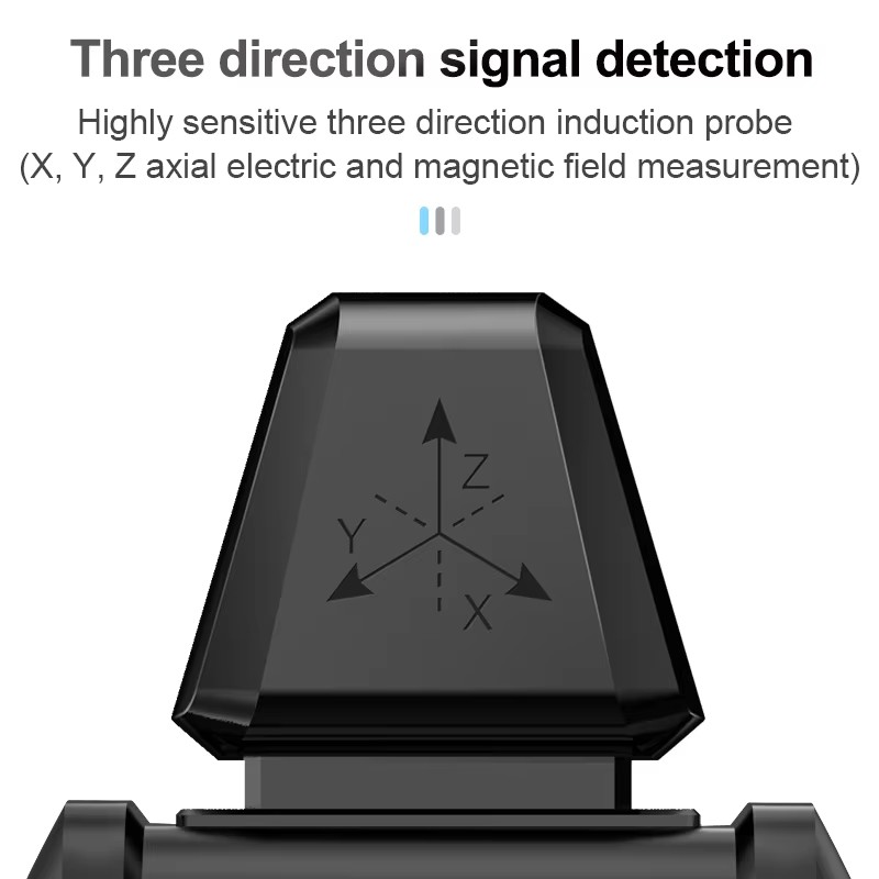 Mestek EMF01 Meter Geiger Detector Electromagnetic Radiation Tester Electric Magnetic Field Scanning Induction EMF Dosimeter