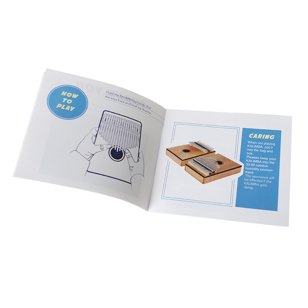 Kalimba Thumb Piano Learning Book Instrument Guide Musical Enjoyable Instrument Supplies for Music Lover Beginners Kid