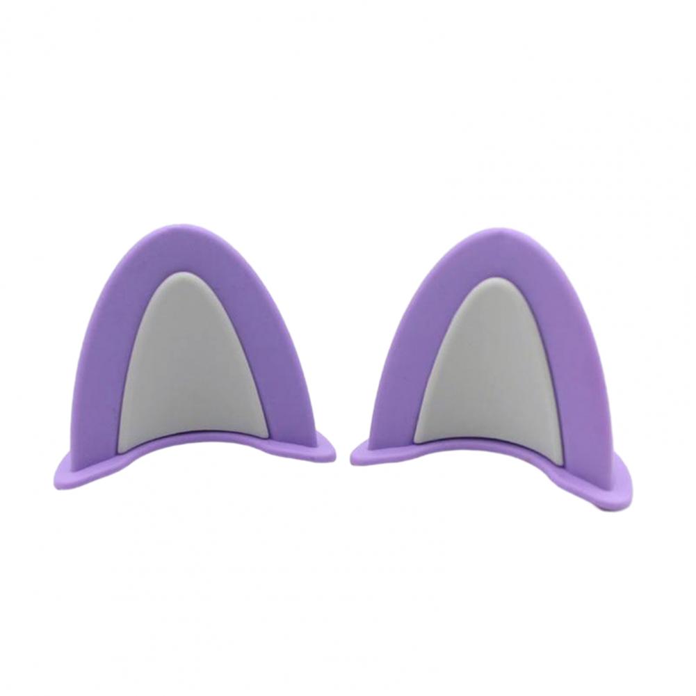 Leuke helmaccessoires Schattige motorhelmoren Decoraties Levendige kleuren Compact Eenvoudig te installeren voor helmen: Zilver