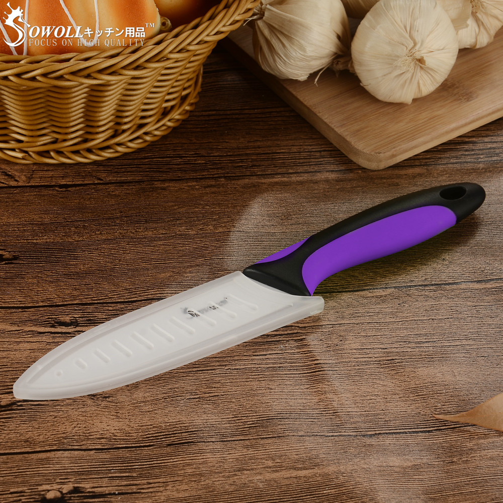 Sowoll keramiske kniver 6 & #39 ;& #39 ; 5 & #39 ;& #39 ; 4 & #39 ;& #39 ; 3 & #39 ;& #39 ; kokk skjæreverktøy skrellekniv frukt grønnsak kjøkkentilbehør 4 stk sett verktøy