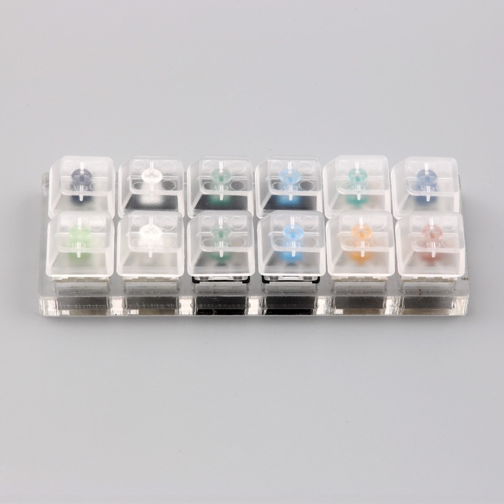 clicky linear tactile switch tester cherry zealio gateron box switch tester with transparent keycap